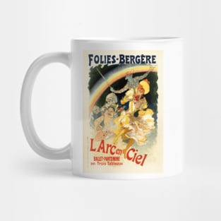 Folies Bergere L Arc en Ciel Ballet Pantomime Theatre Vintage French Mug